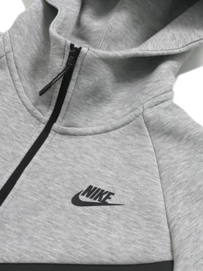 画像3: 【送料無料】NIKE WMNS NSW TECH FLEECE WR FZ HDY 2-DK GY HT