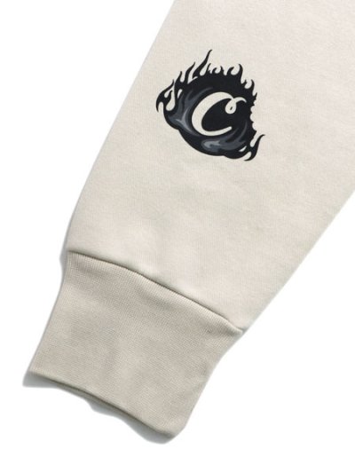 画像9: 【送料無料】COOKIES CLOTHING WORLD ON FIRE PULLOVER HOODIE NATURAL