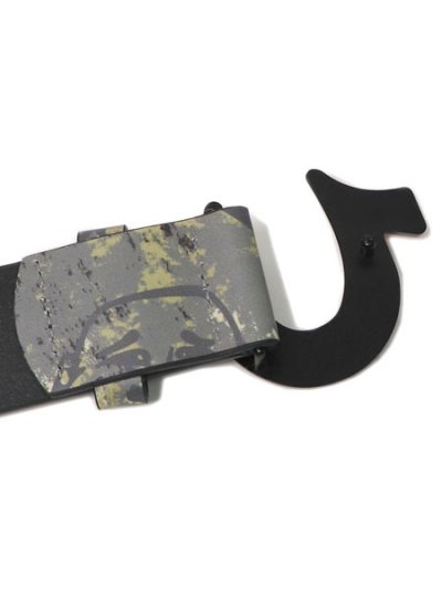 画像4: 【送料無料】TRUE RELIGION CAMO PRINT HORSESHOE BUCKLE BELT CAMO/ORG