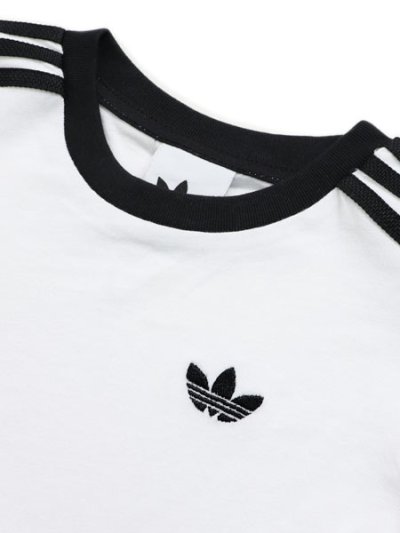 画像4: 【KIDS】ADIDAS KIDS DENIM L/S TEE SET-WHITE/BLACK