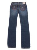 【送料無料】TRUE RELIGION W BILLIE LR SUPER T STR TWILIGHT TEAL