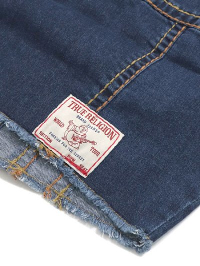 画像6: 【送料無料】TRUE RELIGION W CROPPED SUPER T DENIM VEST TWILIGHT TEAL