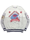 【送料無料】ADIDAS WMNS BASEBALL SWEATSHIRT-GREY TWO/CLOUD W