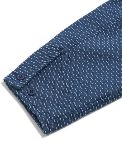 画像6: 【送料無料】SCHOTT SASHIKO CHINA JACKET BLUE