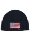 【送料無料】POLO RALPH LAUREN RL FLAG BEANIE COLLECTION NAVY