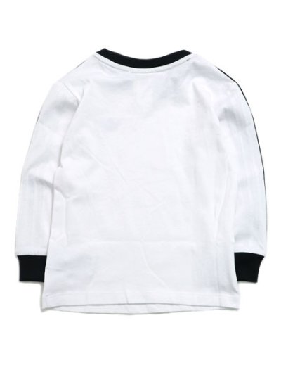 画像3: 【KIDS】ADIDAS KIDS DENIM L/S TEE SET-WHITE/BLACK