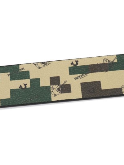 画像3: 【送料無料】TRUE RELIGION CAMO HORSESHOE BUCKLE BELT CAMO/BLACK