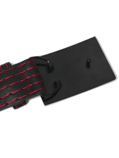 画像4: 【送料無料】TRUE RELIGION BIG T STITCH BELT BLACK/RED