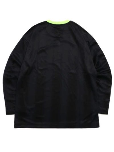 画像2: ADIDAS JACQ JERSEY LS-BLACK/SIGNAL GREEN