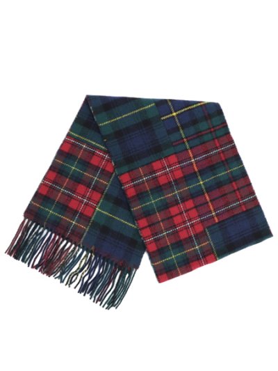 画像2: 【送料無料】POLO RALPH LAUREN PATCHWORK PLAID SCARF RED MULTI