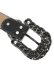 画像4: 【送料無料】B.B.SIMON PRESTIGE BB PTN BLK DIAMOND LEATHER BELT