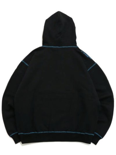 画像2: 【送料無料】BILLIONAIRE BOYS CLUB EMBROIDERED LOGO HOODIE BLACK