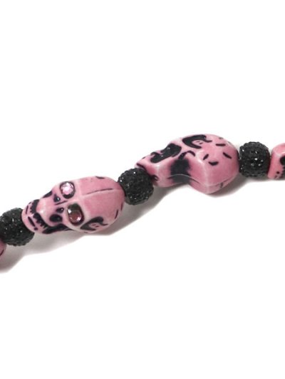 画像3: 【送料無料】B.B.SIMON BEADS PANTS CHAIN PINK NIGHTMARE