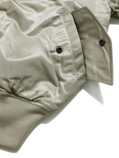 画像5: 【送料無料】ALPHA MA-1 FLIGHT JACKET MINERAL