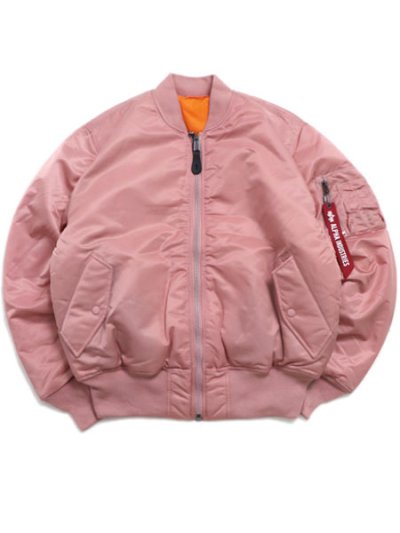 画像1: 【送料無料】ALPHA MA-1 FLIGHT JACKET ROSE