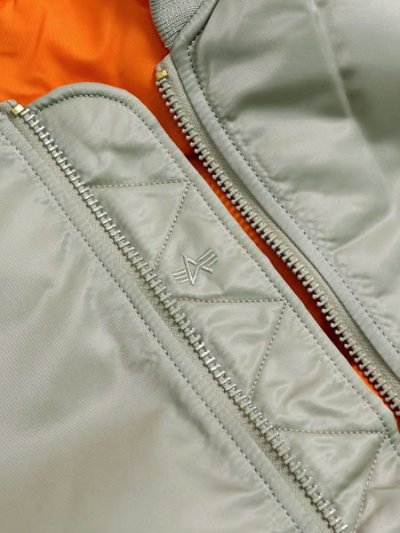 画像4: 【送料無料】ALPHA MA-1 FLIGHT JACKET MINERAL