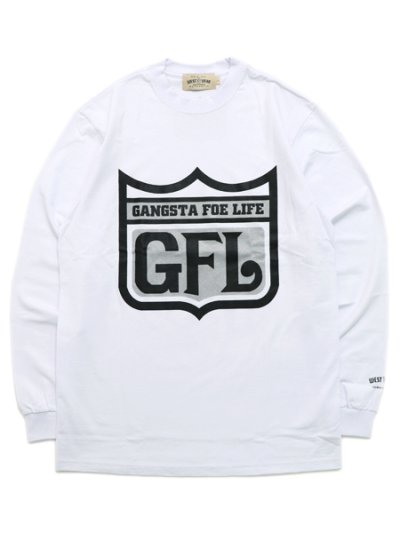 画像1: WEST WEAR GFL LOGO L/S TEE WHITE/BLACK/SILVER
