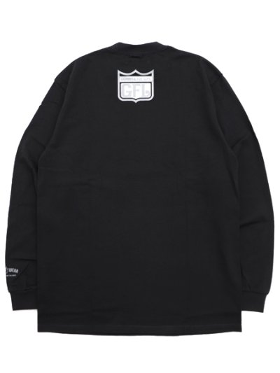 画像2: WEST WEAR GFL LOGO L/S TEE BLACK/CHARCOAL/SILVER