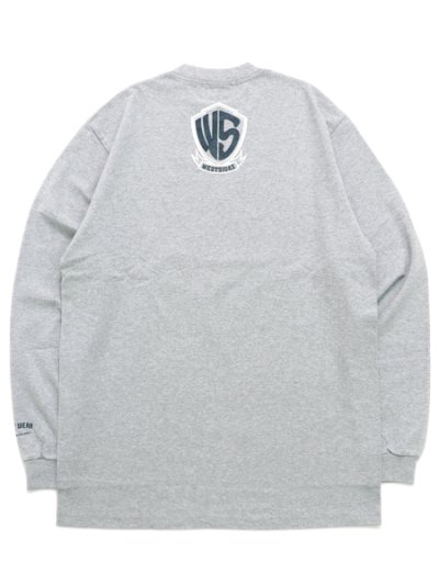 画像2: WEST WEAR WS LOGO L/S TEE GRAY/NAVY/WHITE