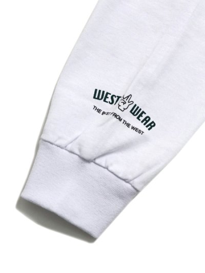 画像5: WEST WEAR WS LOGO L/S TEE WHITE/NAVY/SKY BLUE