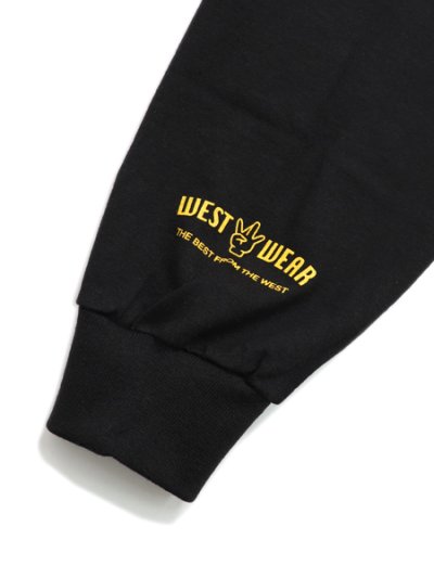 画像5: WEST WEAR ES LOGO L/S TEE BLACK/SILVER/YELLOW