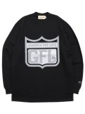 WEST WEAR GFL LOGO L/S TEE BLACK/CHARCOAL/SILVER