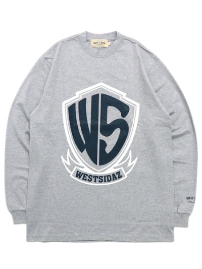 画像1: WEST WEAR WS LOGO L/S TEE GRAY/NAVY/WHITE