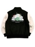 【送料無料】HUF GLOBAL TRANSIT VARSITY JACKET
