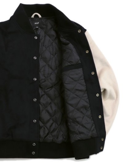 画像6: 【送料無料】HUF GLOBAL TRANSIT VARSITY JACKET