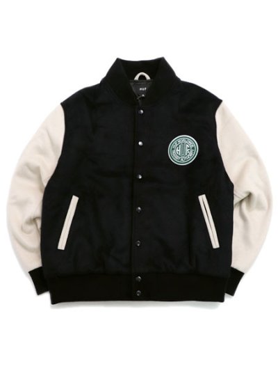 画像2: 【送料無料】HUF GLOBAL TRANSIT VARSITY JACKET