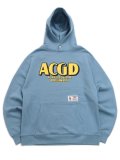 【送料無料】ACAPULCO GOLD ACGD SNAP HOODED SWEATSHIRT C BLUE