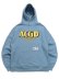 画像1: 【送料無料】ACAPULCO GOLD ACGD SNAP HOODED SWEATSHIRT C BLUE (1)