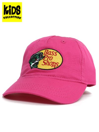 画像1: 【KIDS】BASS PRO SHOPS INFANT EMBROIDERED LOGO TWILL CAP HOT PNK