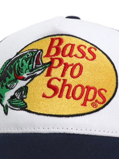画像6: 【KIDS】BASS PRO SHOPS YOUTH EMB LOGO MESH TRUCKER CAP NAVY/WH