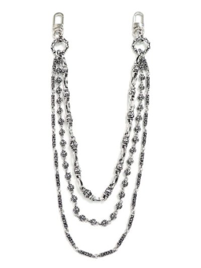 画像1: ADVANCE WALLET CHAIN SILVER 58cm/65cm/70cm