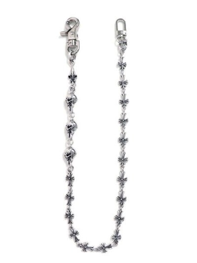 画像1: ADVANCE WALLET CHAIN SILVER 70cm