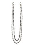 ADVANCE WALLET CHAIN SILVER 73cm/78cm