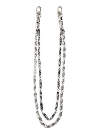 画像1: ADVANCE WALLET CHAIN SILVER 73cm/78cm