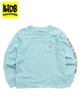 【KIDS】CARHARTT KIDS TD LS GRAPHIC POCKET TEE-STILLWATER