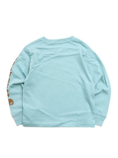 画像2: 【KIDS】CARHARTT KIDS TD LS GRAPHIC POCKET TEE-STILLWATER