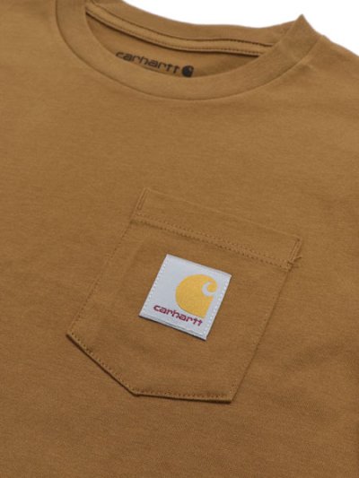 画像3: 【KIDS】CARHARTT KIDS CH LS GRAPHIC POCKET TEE-C.BROWN