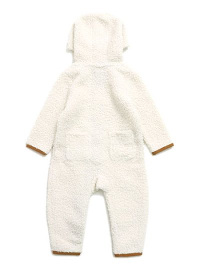 画像2: 【KIDS】CARHARTT KIDS INF ZIP SHERPA COVERALL-TURTLEDOVE 