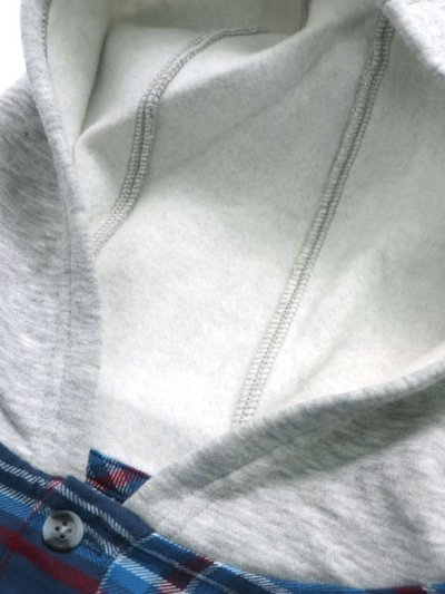 画像4: 【KIDS】CARHARTT KIDS CHILD FLANNEL HOODDED SHIRT-DK DENIM