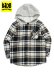 画像1: 【KIDS】CARHARTT KIDS CHILD FLANNEL HOODDED SHIRT-C.BLK (1)