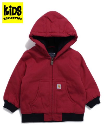 画像1: 【送料無料】【KIDS】CARHARTT KIDS KIDS INF TD CANVAS INS ACTIVE JACKET-JRD