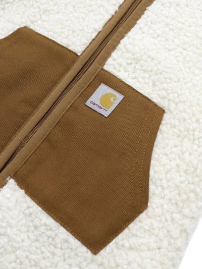 画像4: 【KIDS】CARHARTT KIDS INF ZIP SHERPA COVERALL-TURTLEDOVE 