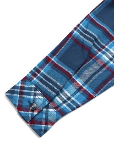 画像7: 【KIDS】CARHARTT KIDS CHILD FLANNEL HOODDED SHIRT-DK DENIM