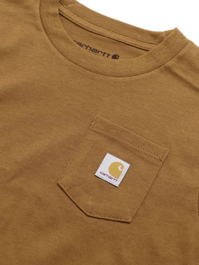 画像3: 【KIDS】CARHARTT KIDS TD LS GRAPHIC POCKET TEE-C.BROWN