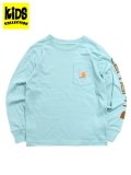 【KIDS】CARHARTT KIDS CH LS GRAPHIC POCKET TEE-STILLWATER