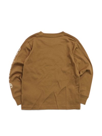 画像2: 【KIDS】CARHARTT KIDS TD LS GRAPHIC POCKET TEE-C.BROWN
